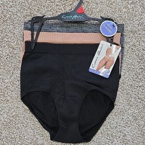 Curve Appeal Women's Shapewear Briefs - Black, Tan, Gray